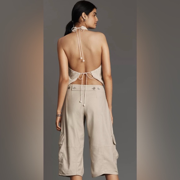 PILCRO Anthropologie Crop Cargo Balloon Pants - Picture 3 of 10